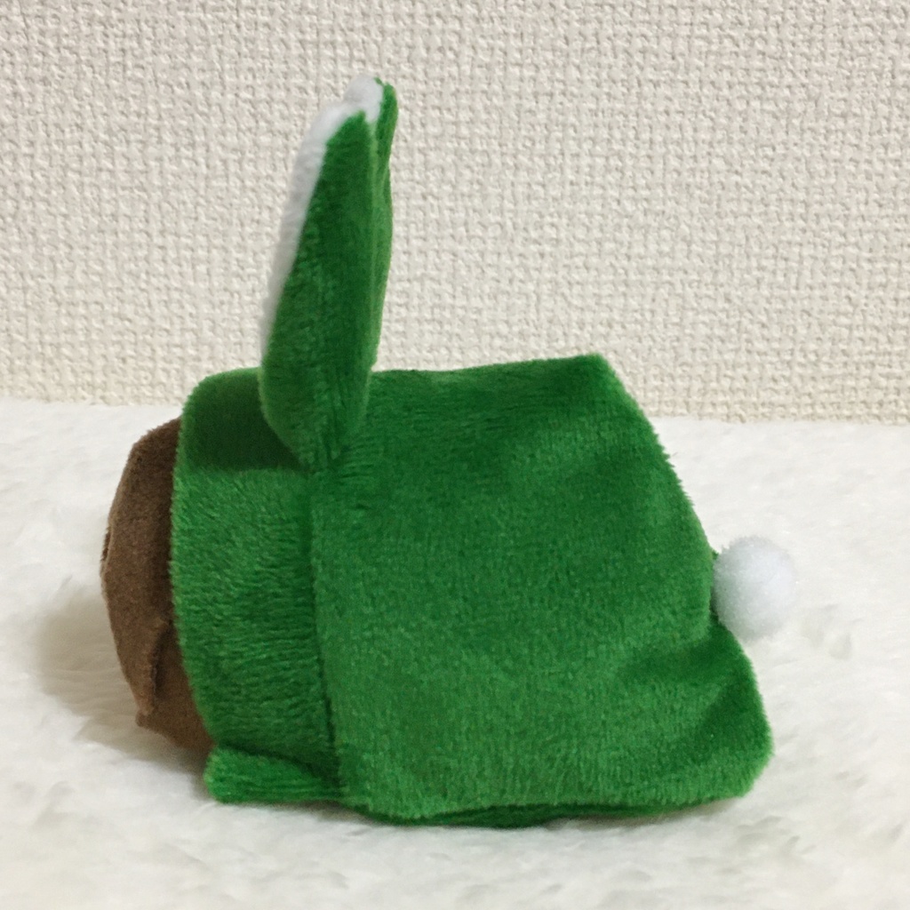 もちマス/もちころりん着ぐるみ うさぎ モスグリーン