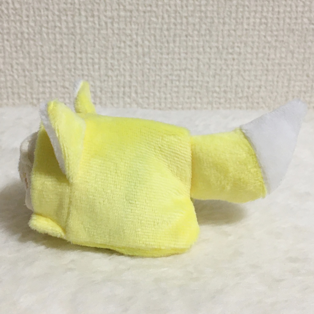 もちマスミニ着ぐるみ きつね レモンイエロー