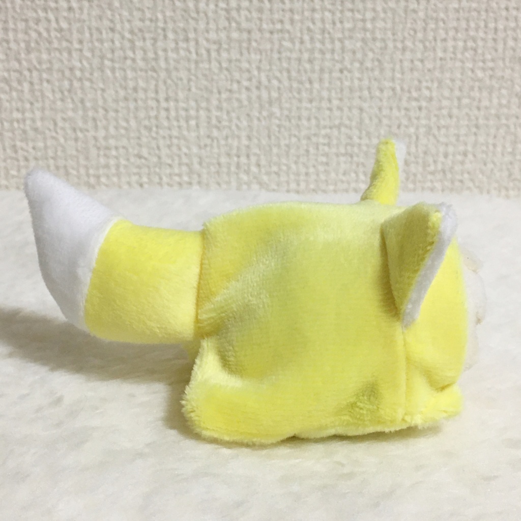 もちマスミニ着ぐるみ きつね レモンイエロー