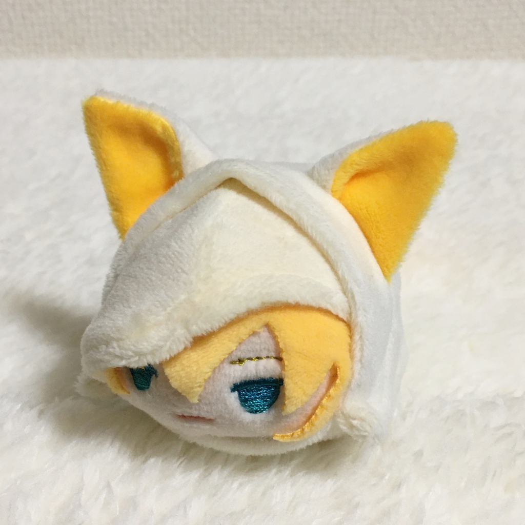 もちマス/もちころりん着ぐるみ きつね ミルク&オレンジイエロー