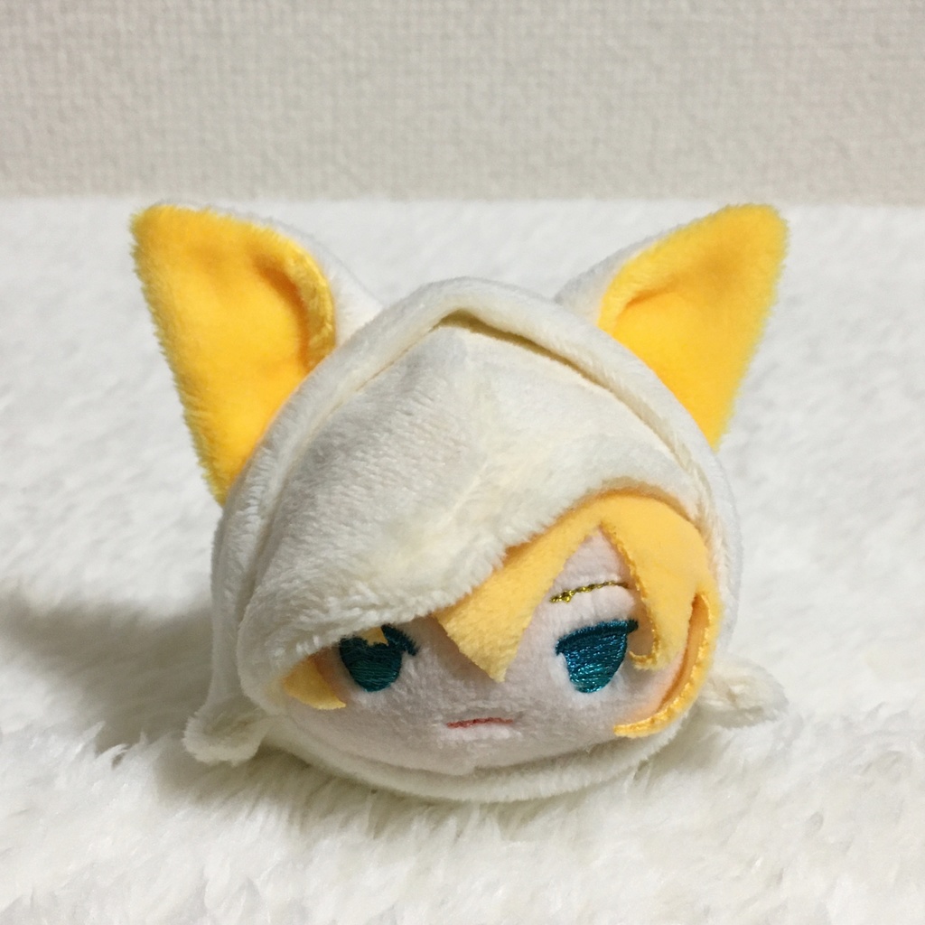 もちマス/もちころりん着ぐるみ きつね ミルク&オレンジイエロー