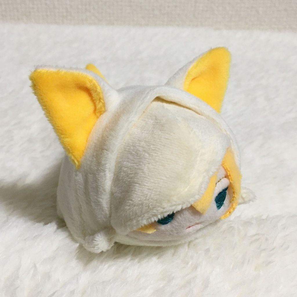 もちマス/もちころりん着ぐるみ きつね ミルク&オレンジイエロー