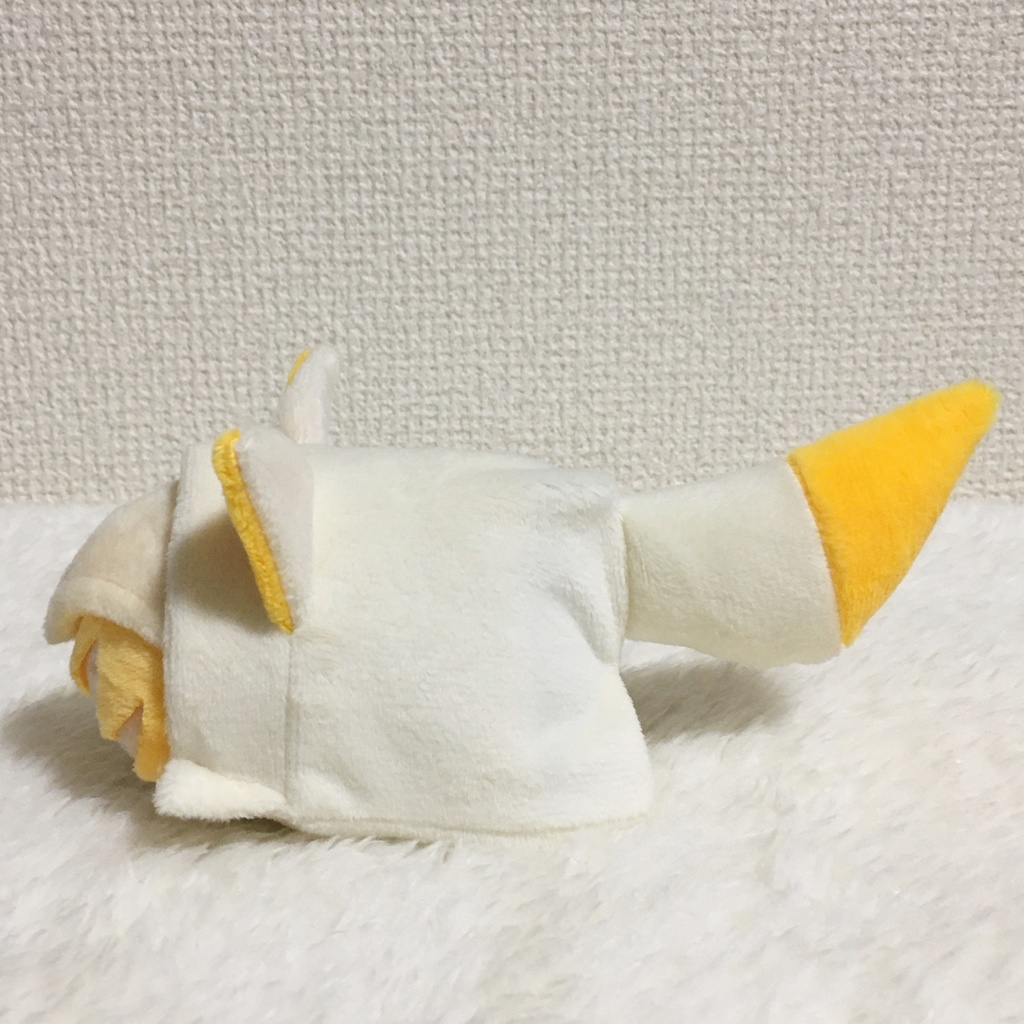 もちマス/もちころりん着ぐるみ きつね ミルク&オレンジイエロー