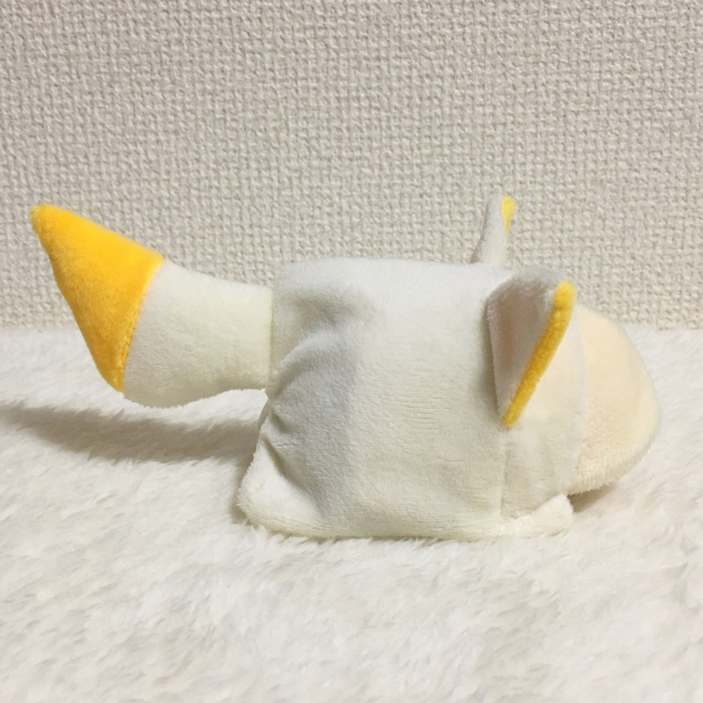 もちマス/もちころりん着ぐるみ きつね ミルク&オレンジイエロー