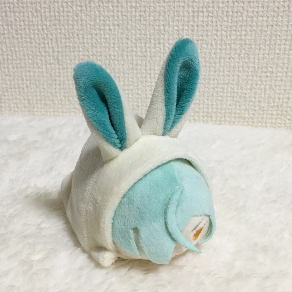 もちマス/もちころりん着ぐるみ うさぎ ミルク&フォレストグリーン