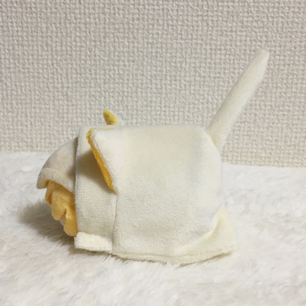 もちマス/もちころりん着ぐるみ ねこ ミルク&オレンジイエロー