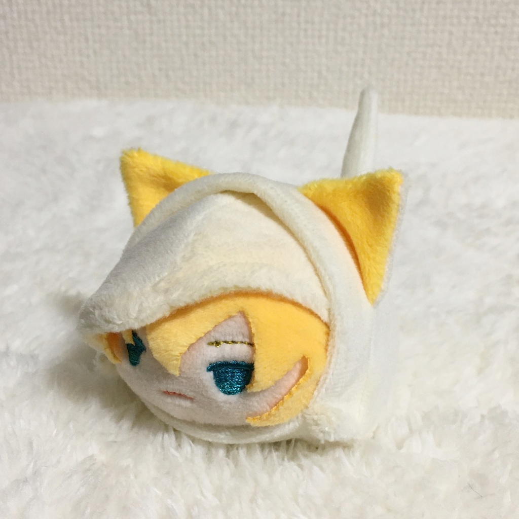 もちマス/もちころりん着ぐるみ ねこ ミルク&オレンジイエロー