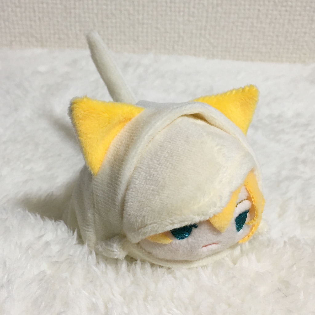 もちマス/もちころりん着ぐるみ ねこ ミルク&オレンジイエロー