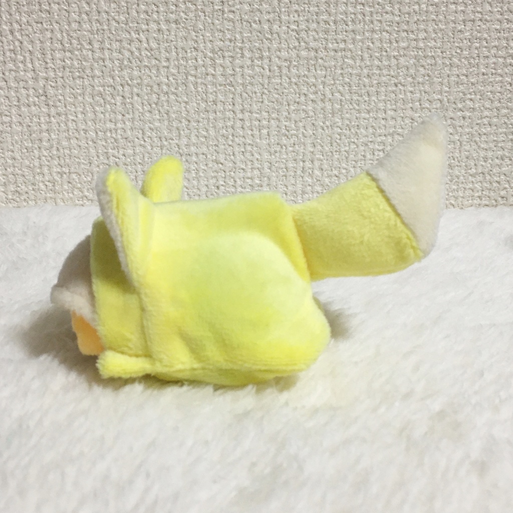 もちマスミニ着ぐるみ きつね レモンイエロー&ミルク