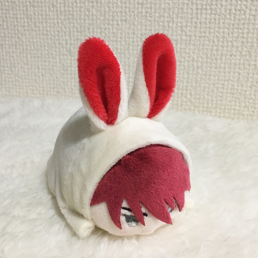 もちマス/もちころりん着ぐるみ うさぎ ミルク&レッド