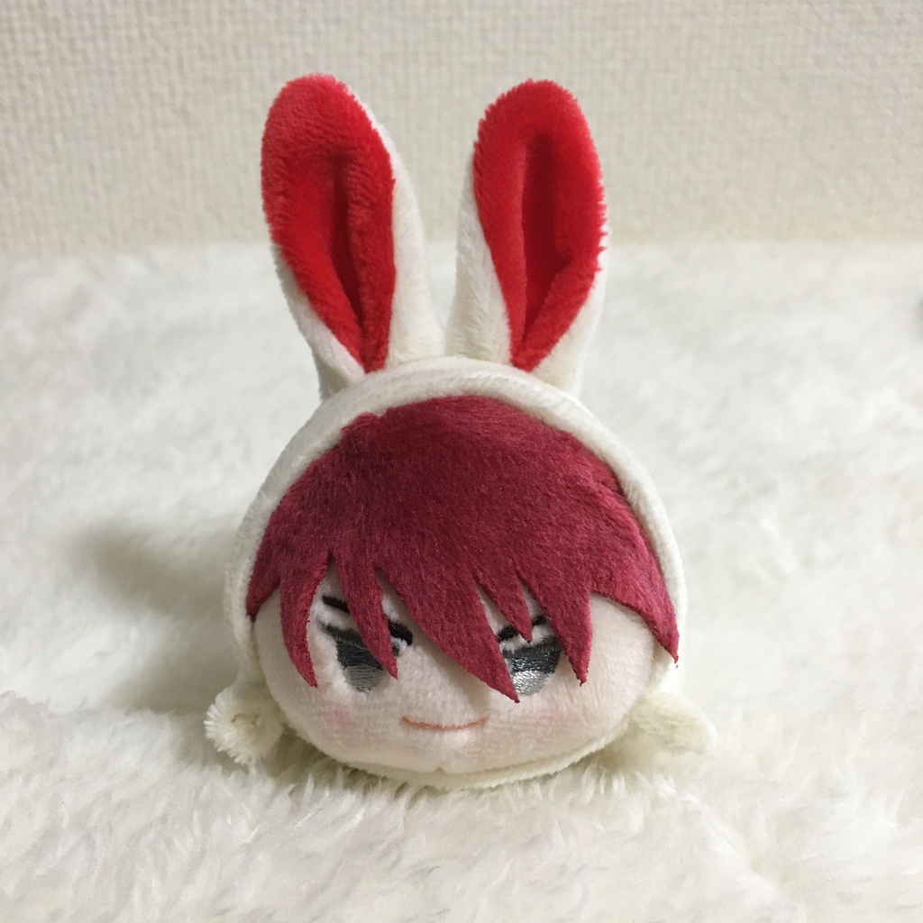 もちマス/もちころりん着ぐるみ うさぎ ミルク&レッド