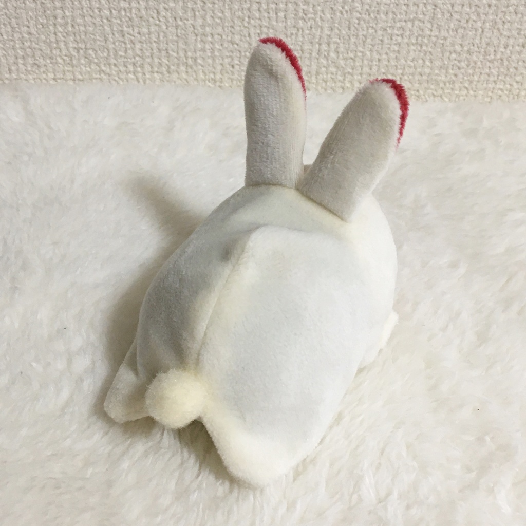 もちマス/もちころりん着ぐるみ うさぎ ミルク&ワインレッド