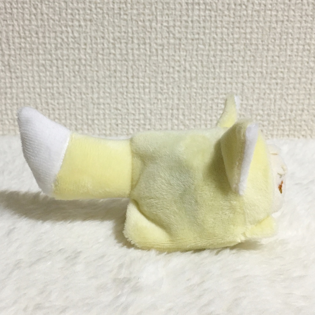 もちマスミニ着ぐるみ きつね クリームイエロー