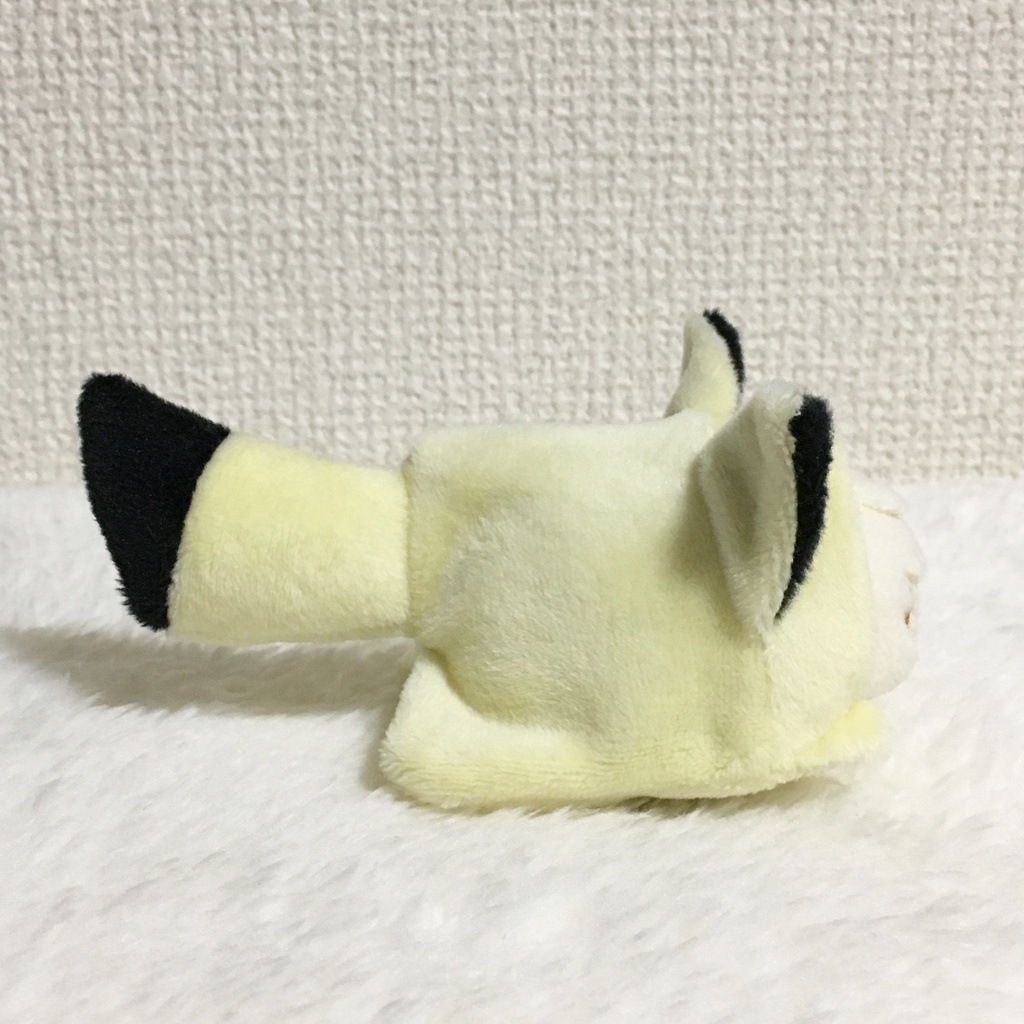 もちマスミニ着ぐるみ きつね クリームイエロー&ブラック