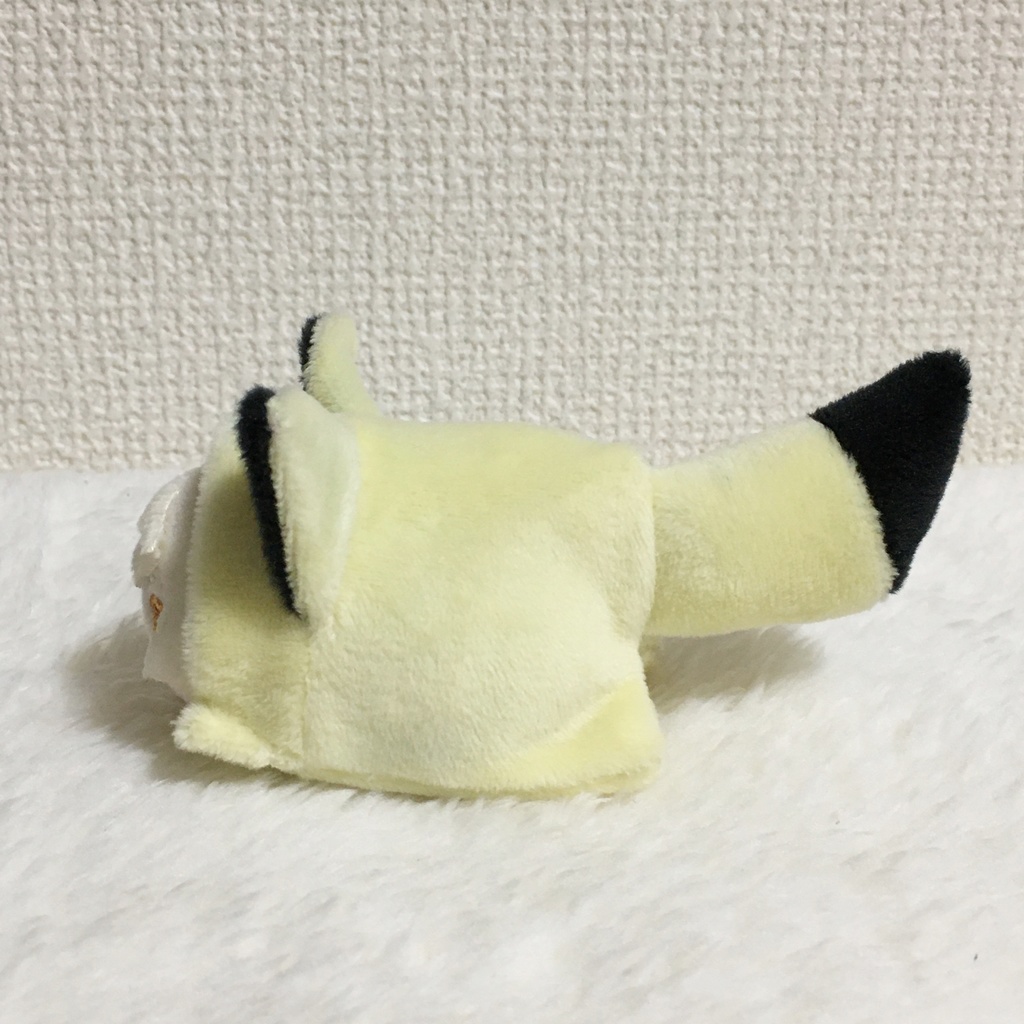 もちマスミニ着ぐるみ きつね クリームイエロー&ブラック