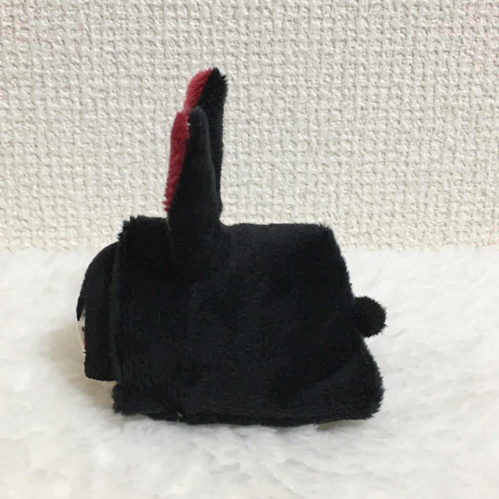 もちマスミニ着ぐるみ うさぎ ブラック&ワインレッド