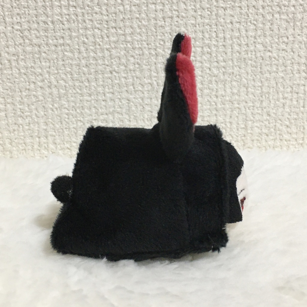 もちマスミニ着ぐるみ うさぎ ブラック&ワインレッド