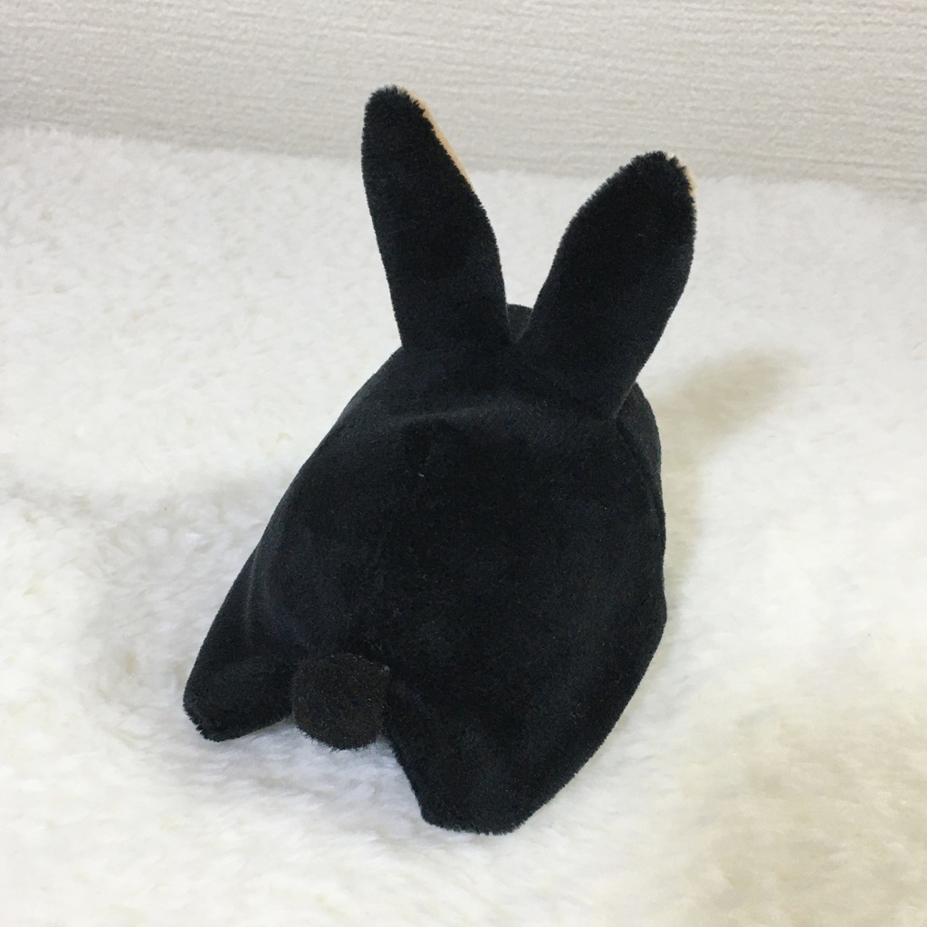 もちマス/もちころりん着ぐるみ うさぎ ブラック&カフェオレ