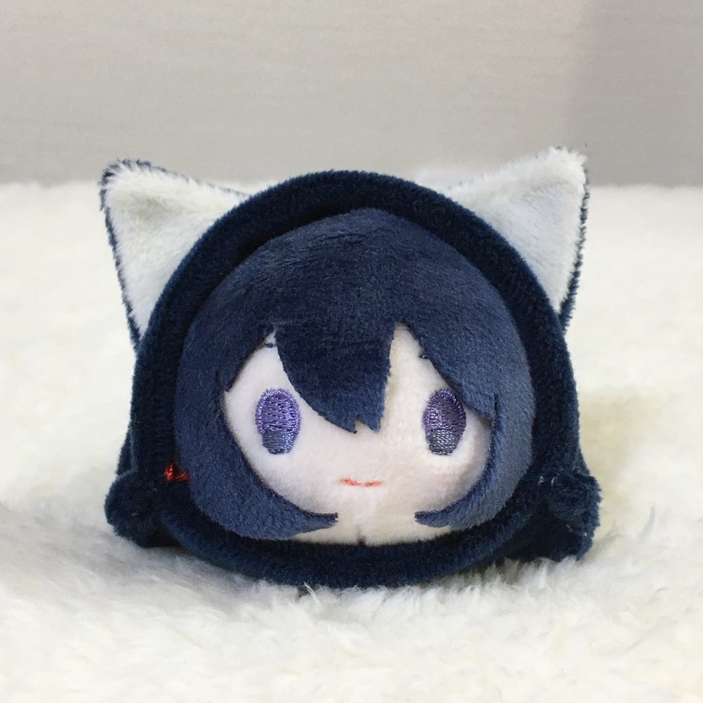 もちマス/もちころりん着ぐるみ ねこ ネイビー&ミルク