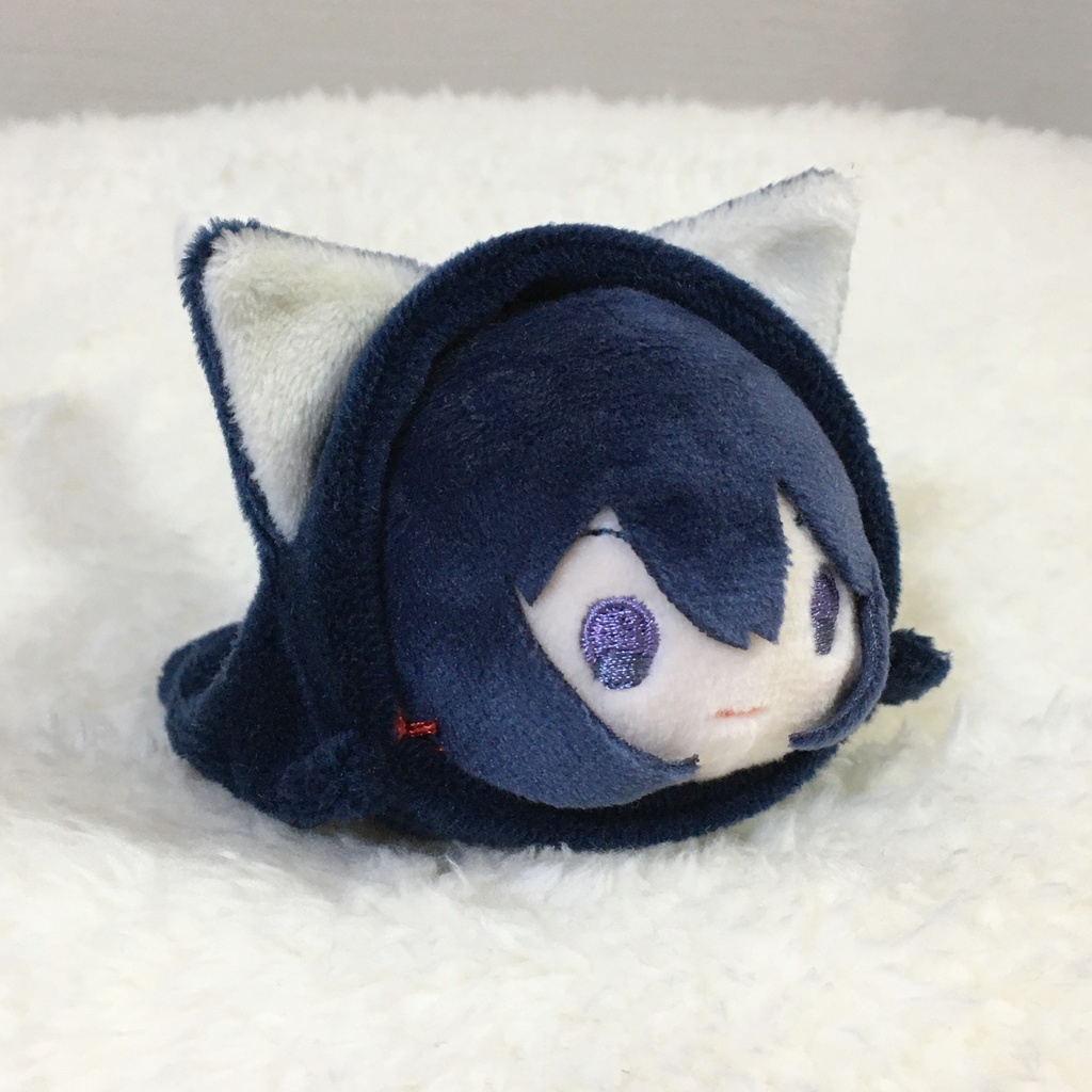 もちマス/もちころりん着ぐるみ ねこ ネイビー&ミルク