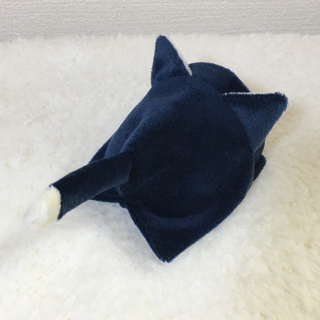 もちマス/もちころりん着ぐるみ ねこ ネイビー&ミルク