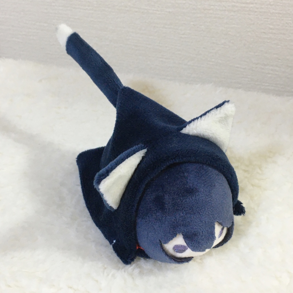 もちマス/もちころりん着ぐるみ ねこ ネイビー&ミルク