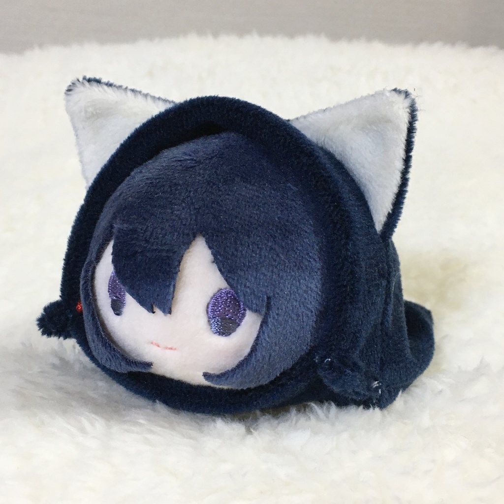 もちマス/もちころりん着ぐるみ ねこ ネイビー&ミルク