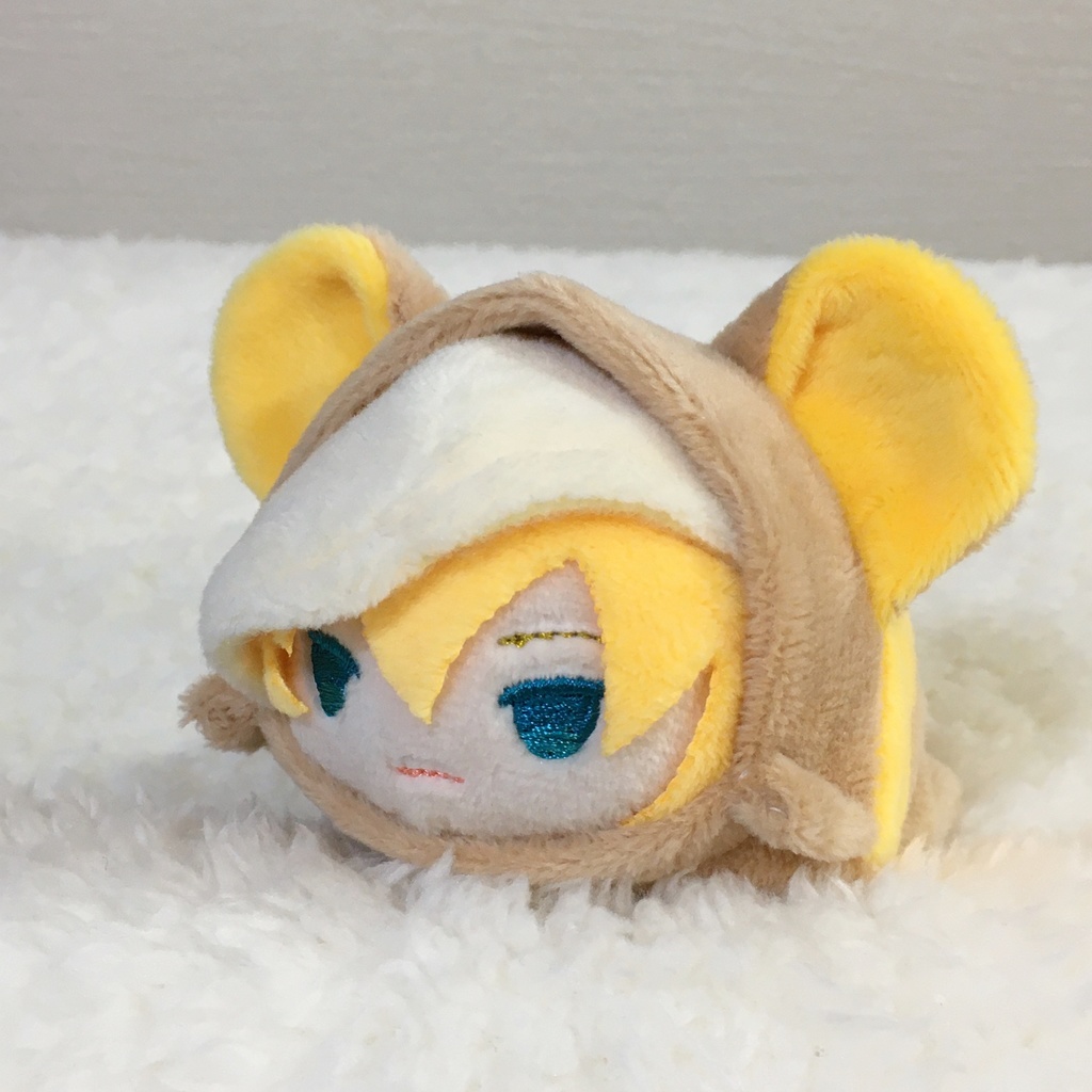 もちマス/もちころりん着ぐるみ くま カフェオレ&オレンジイエロー (ツートンタイプ)