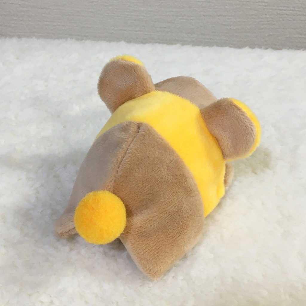 もちマス/もちころりん着ぐるみ くま カフェオレ&オレンジイエロー (ツートンタイプ)