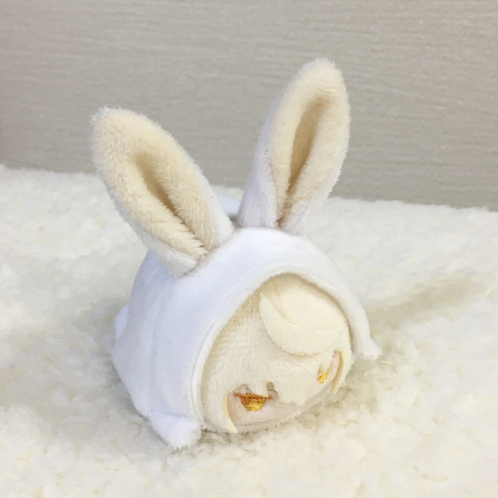 もちマスミニ着ぐるみ うさぎ ホワイト&ミルク
