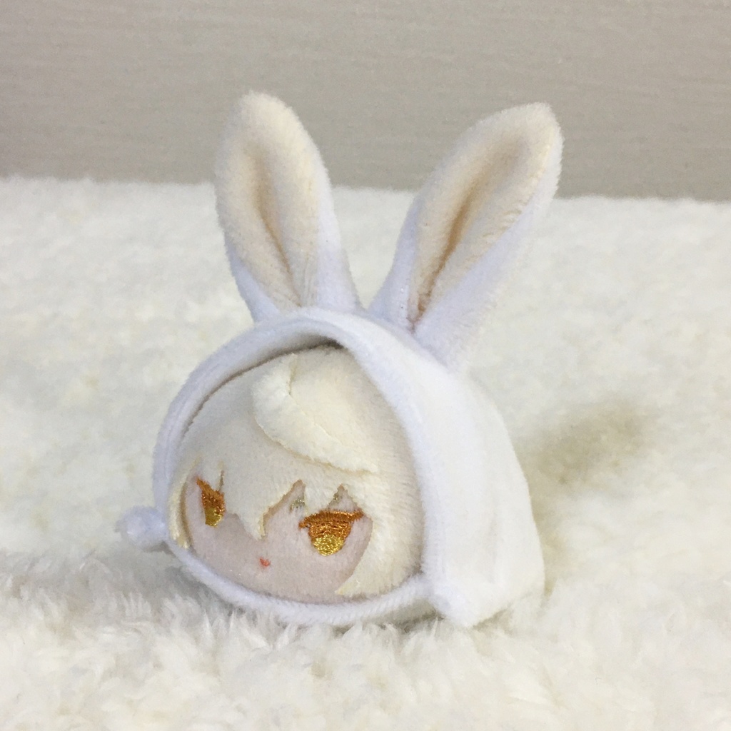 もちマスミニ着ぐるみ うさぎ ホワイト&ミルク