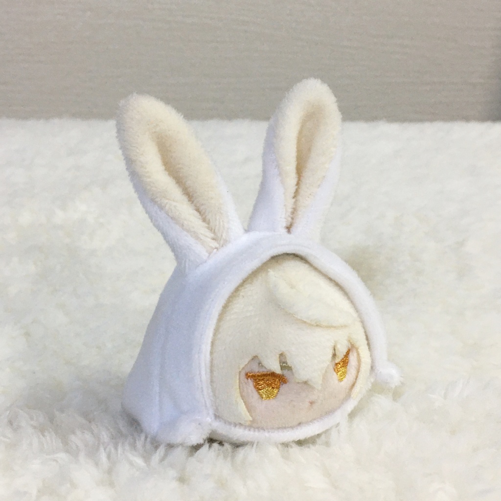 もちマスミニ着ぐるみ うさぎ ホワイト&ミルク