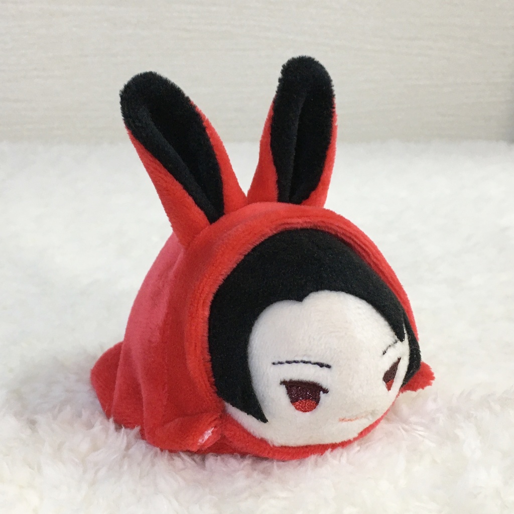 もちマス/もちころりん着ぐるみ うさぎ レッド&ブラック