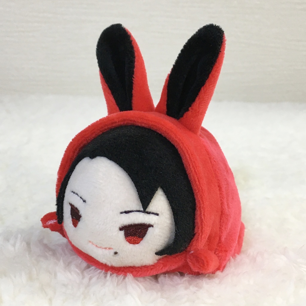 もちマス/もちころりん着ぐるみ うさぎ レッド&ブラック