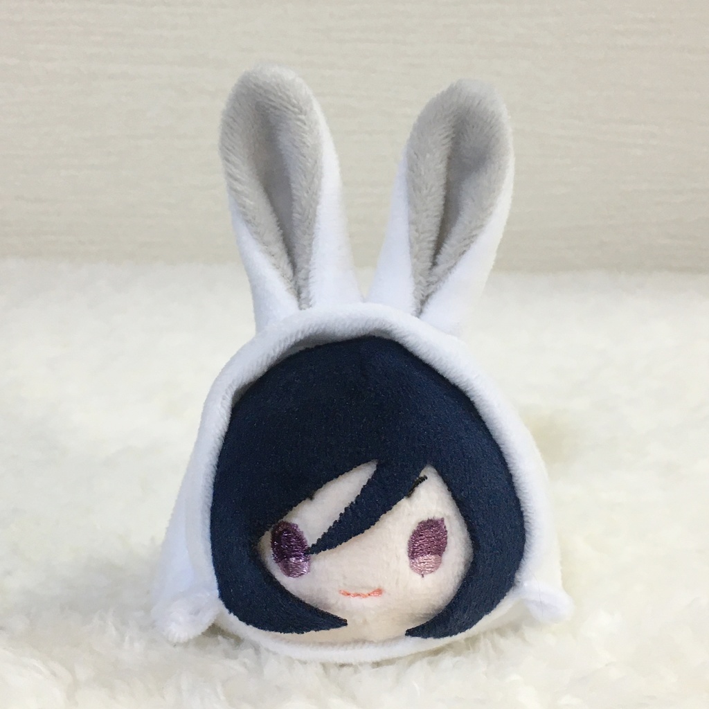 もちマス/もちころりん着ぐるみ　うさぎ　ホワイト＆ライトグレー