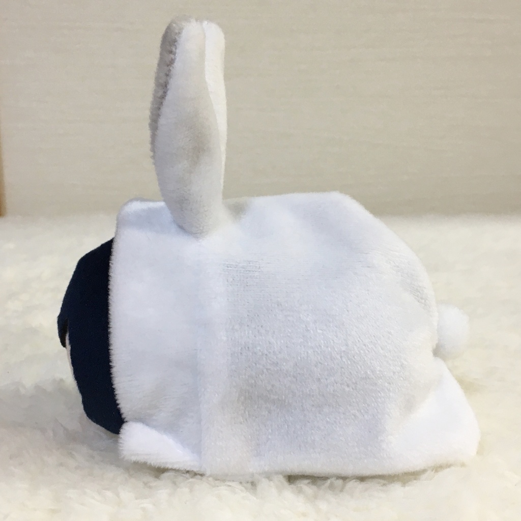 もちマス/もちころりん着ぐるみ うさぎ ホワイト&ライトグレー