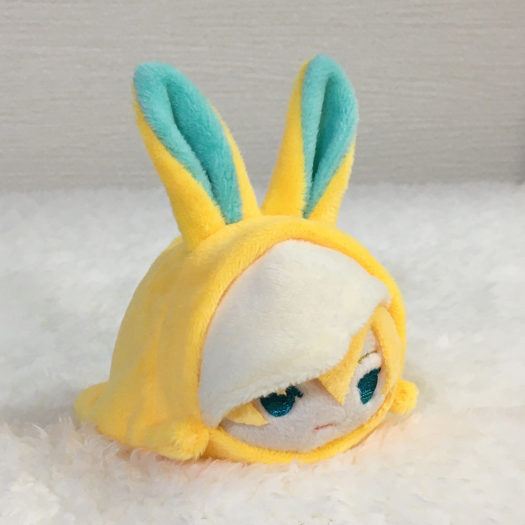 もちマス/もちころりん着ぐるみ うさぎ オレンジイエロー&ミントグリーン