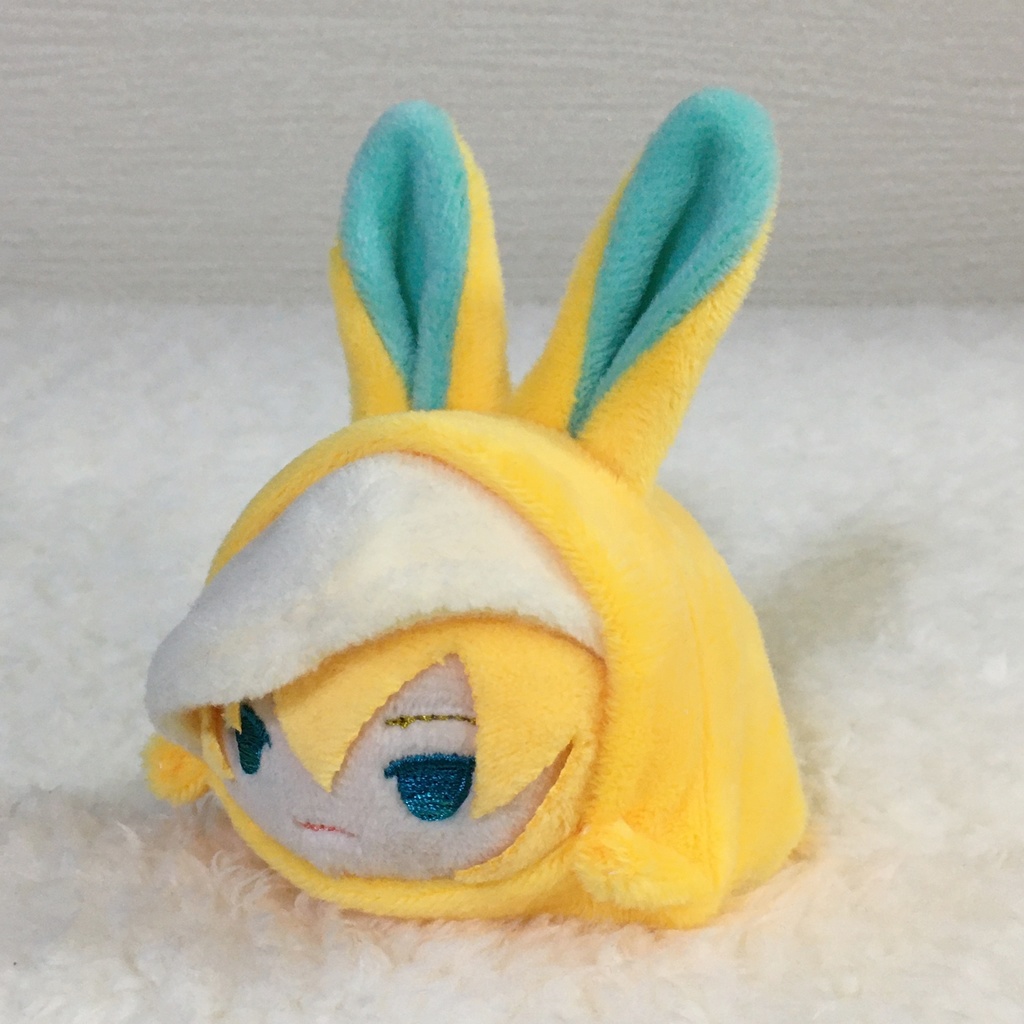 もちマス/もちころりん着ぐるみ うさぎ オレンジイエロー&ミントグリーン