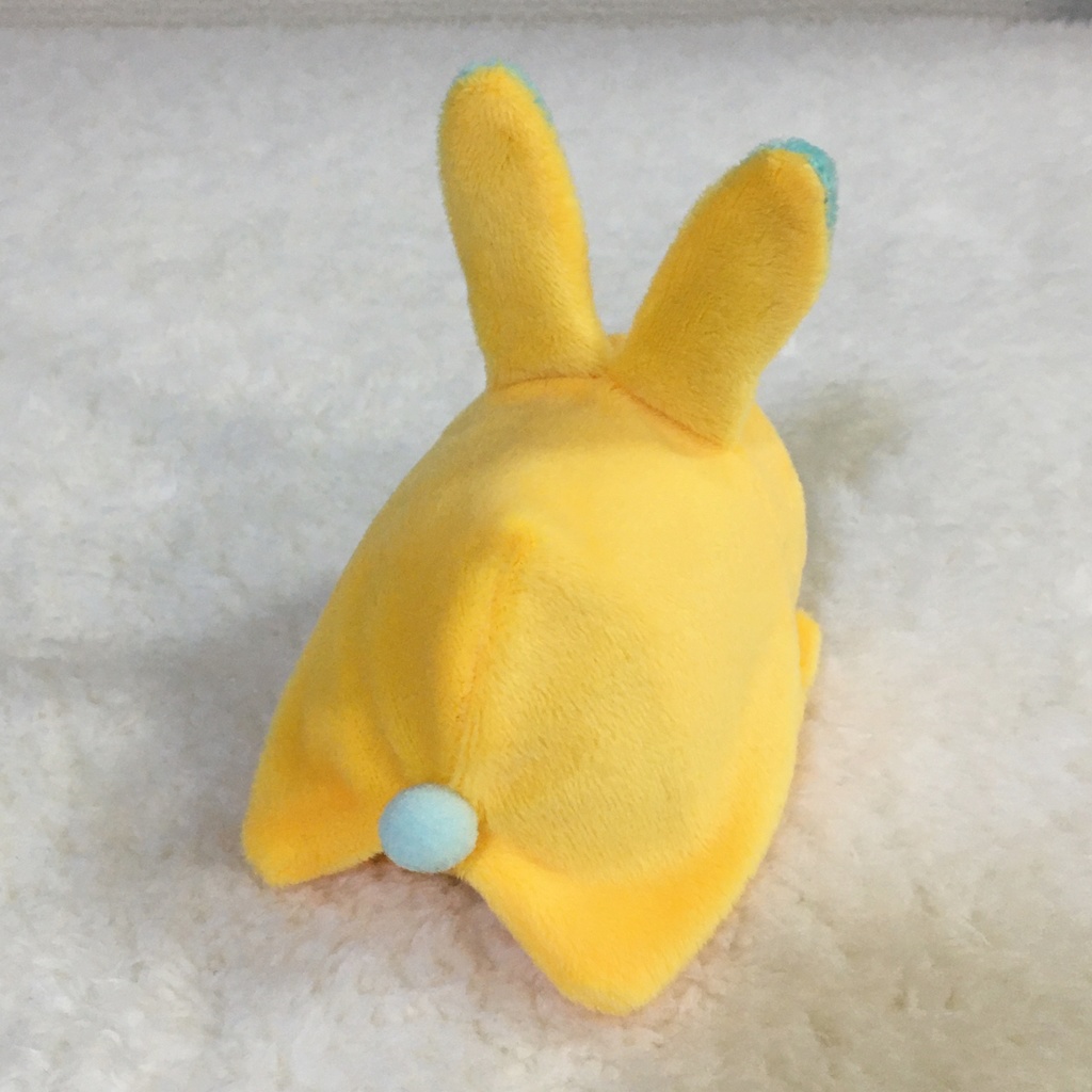 もちマス/もちころりん着ぐるみ うさぎ オレンジイエロー&ミントグリーン