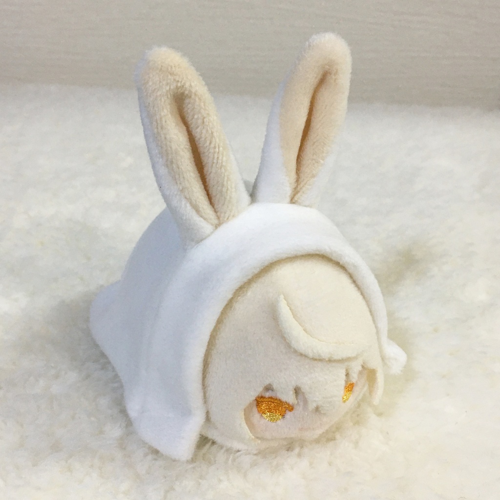 もちマス/もちころりん着ぐるみ うさぎ ホワイト&アイボリー