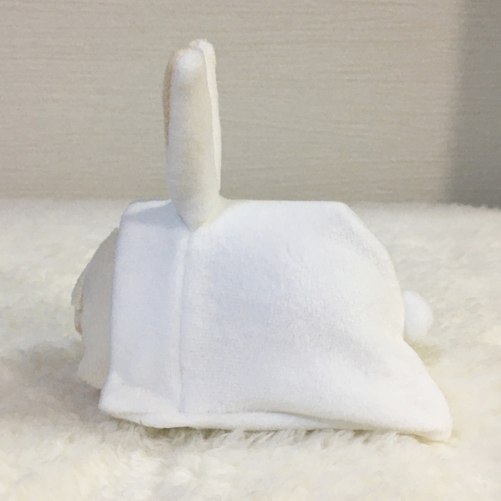 もちマス/もちころりん着ぐるみ うさぎ ホワイト&アイボリー