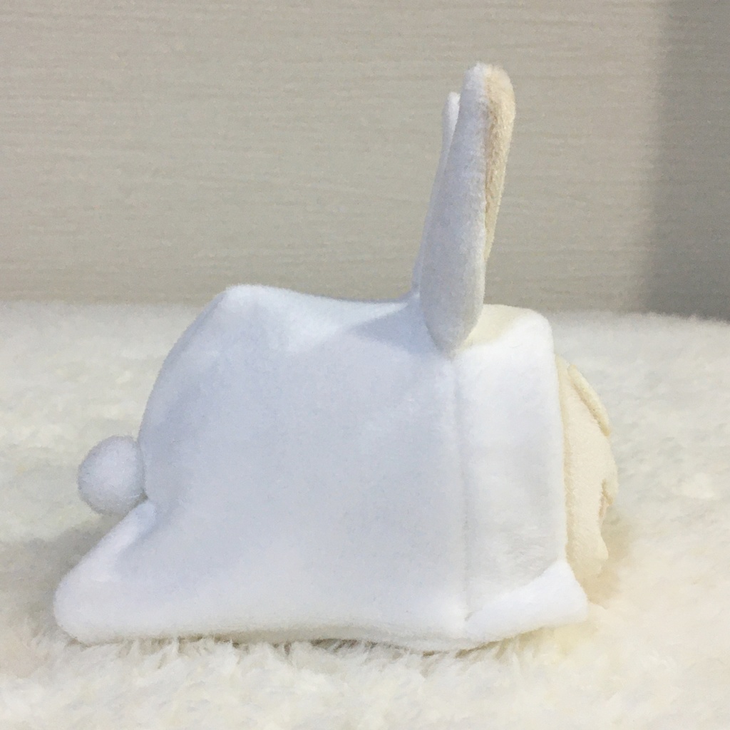 もちマス/もちころりん着ぐるみ うさぎ ホワイト&アイボリー