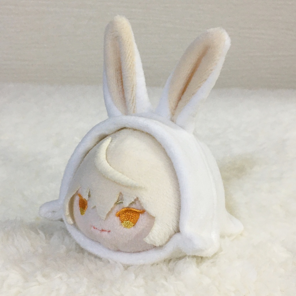 もちマス/もちころりん着ぐるみ うさぎ ホワイト&アイボリー