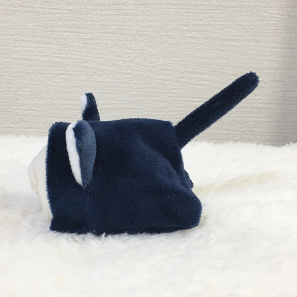 もちマスミニ着ぐるみ ねこ(折れ耳) ネイビー