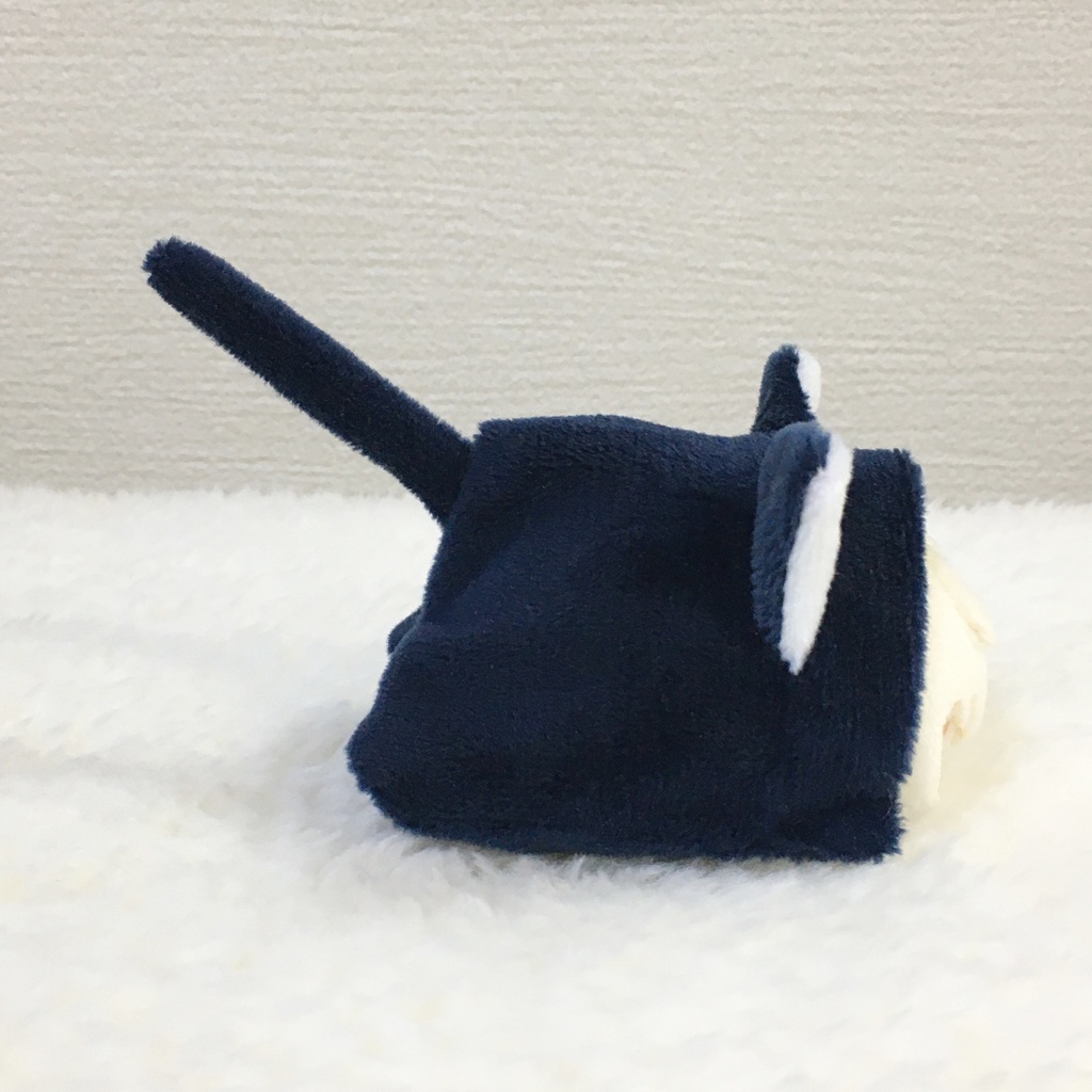 もちマスミニ着ぐるみ ねこ(折れ耳) ネイビー