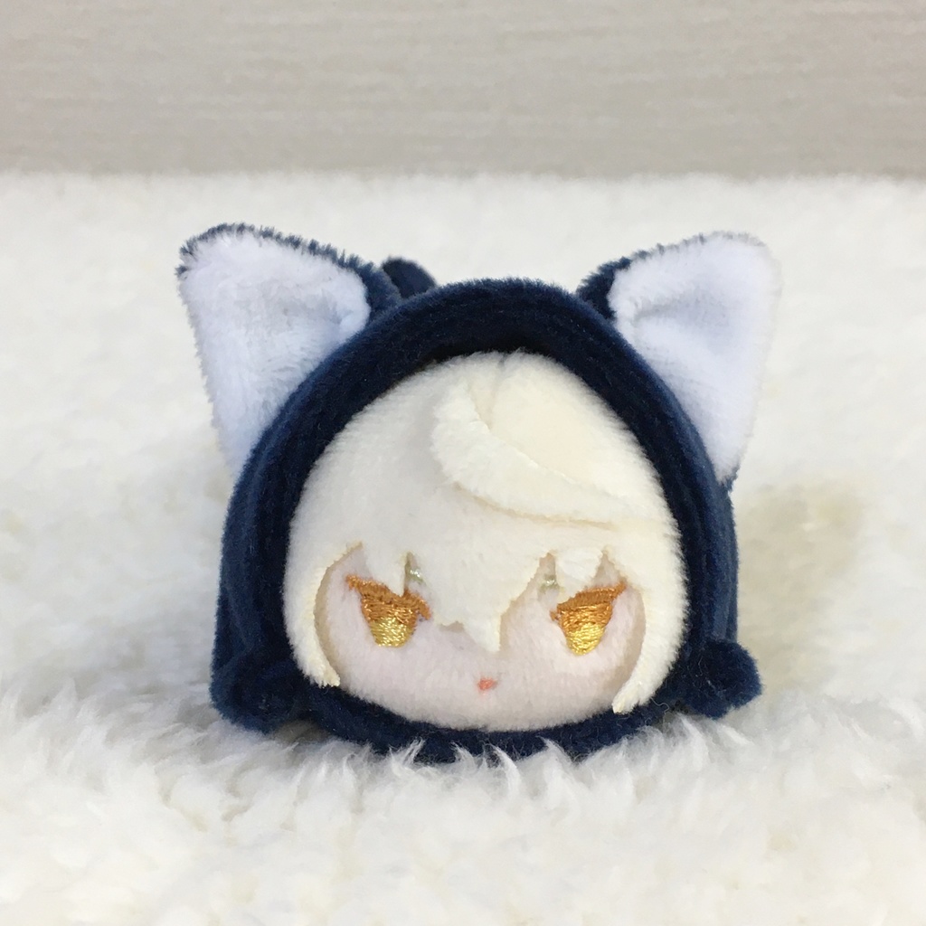 もちマスミニ着ぐるみ ねこ(折れ耳) ネイビー