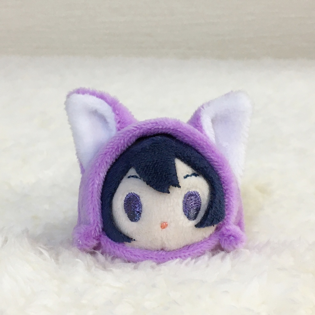 もちマスミニ着ぐるみ ねこ パープル