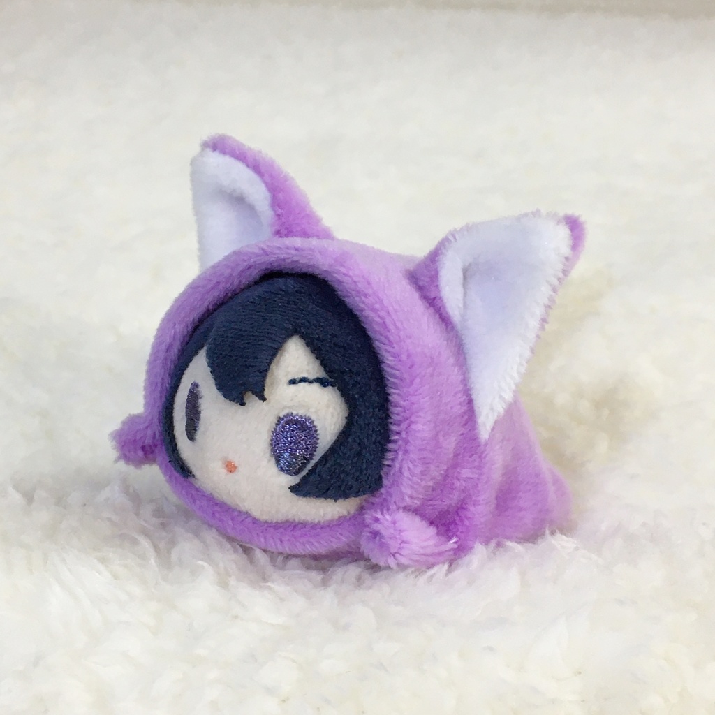もちマスミニ着ぐるみ ねこ パープル