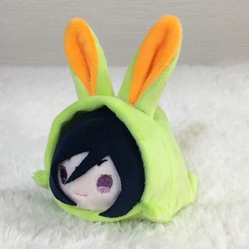 もちマス/もちころりん着ぐるみ うさぎ ライムグリーン&オレンジ