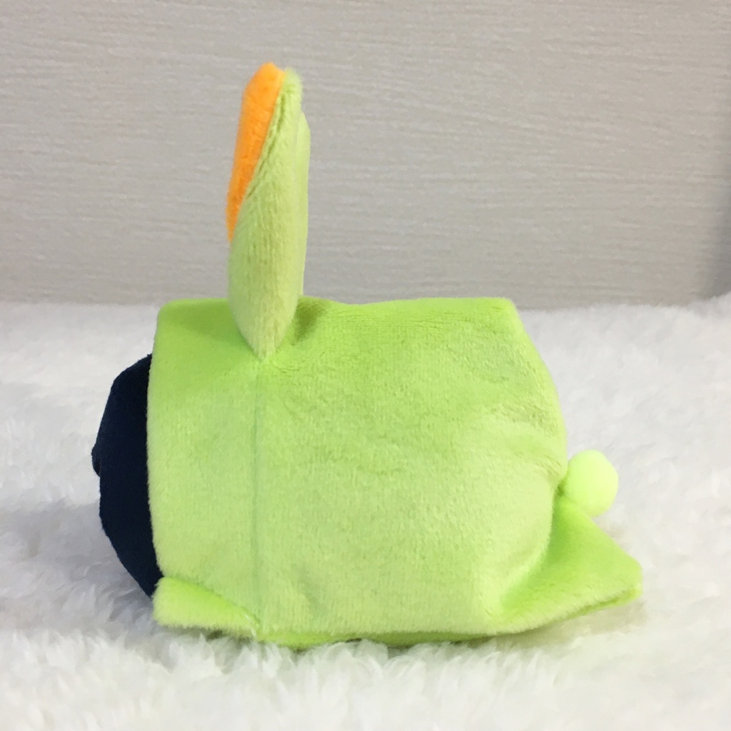 もちマス/もちころりん着ぐるみ うさぎ ライムグリーン&オレンジ